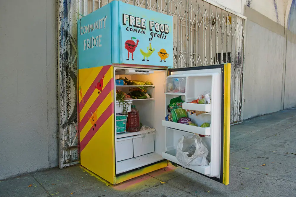 LA Community Fridges free food location